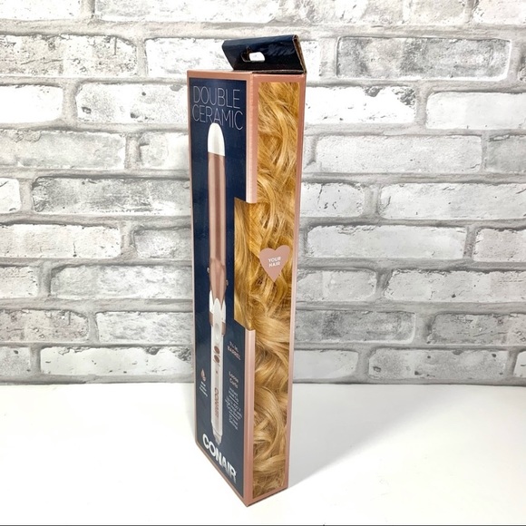 Conair Double Ceramic 1.25โ Curling Iron Rose Gold - Picture 2 of 6